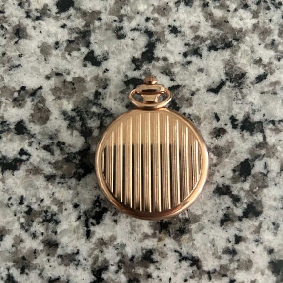 Kothari Gold Pocket Watch with Black Dial